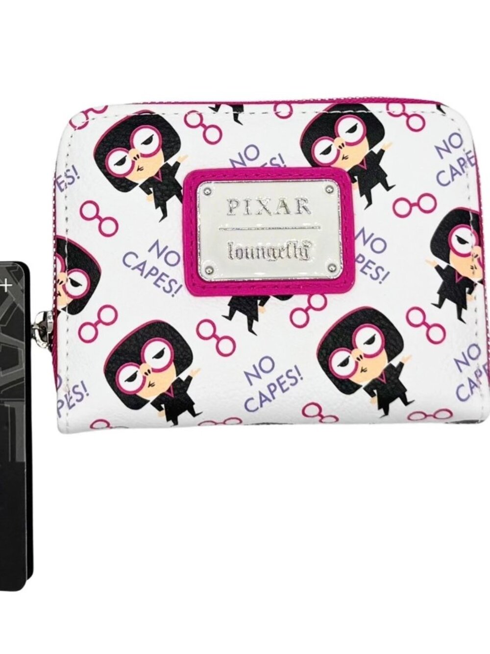 Loungefly Disney Pixar Edna Mode Wallet The Incredibles Character Zip Around New